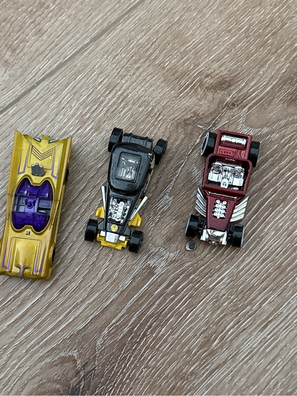 Assorted Kids Toy Cars - Yellow, Black, Red